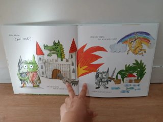 Libro infantil El monstruo de colores va al cole