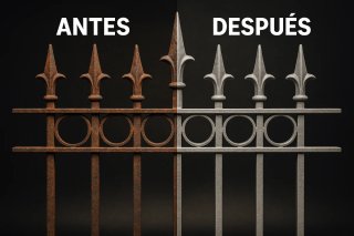 Restauración de puertas y estructuras metálicas