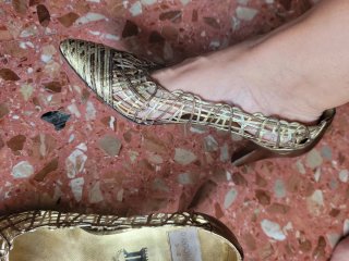 Zapatos de fiesta Castellsaguer Talla 39 Dorados