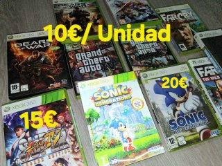 Juegos Xbox 360: Gears of War, GTA IV, Sonic