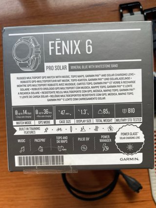 Garmin Fenix 6 Pro Solar - Smartwatch GPS