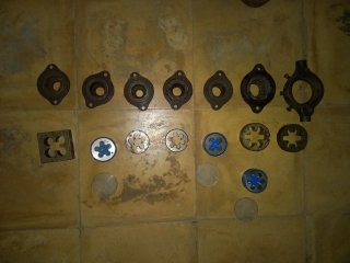 3 Terrajas o Fileras para roscar hierro
