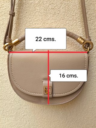 Bolso bandolera Abbacino beige