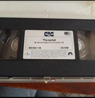VHS The Jackal Bruce Willis Richard Gere 1997