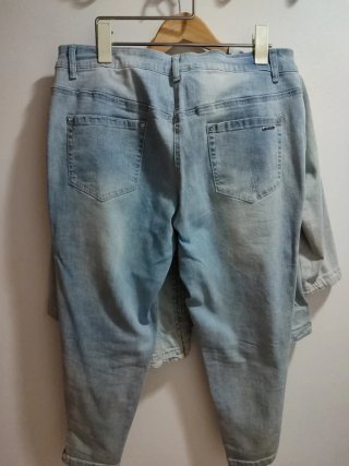 Conjunto tejano chaqueta y pantalón T.48