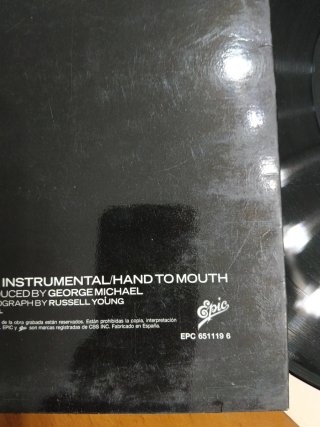 Vinilo George Michael.  Faith  Maxi single 45 rpm
