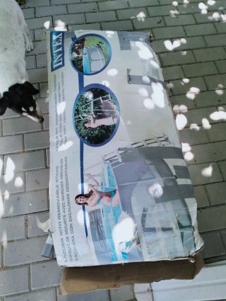 Escalera Intex para piscina desmontable