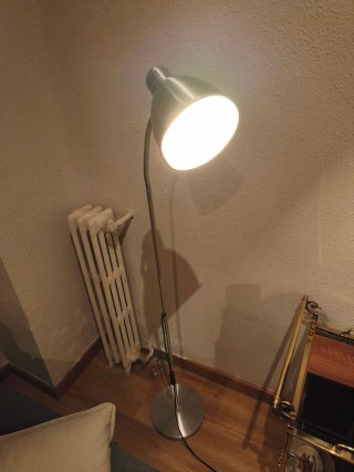 Lámpara de pie IKEA Plata Metal de 1,5M