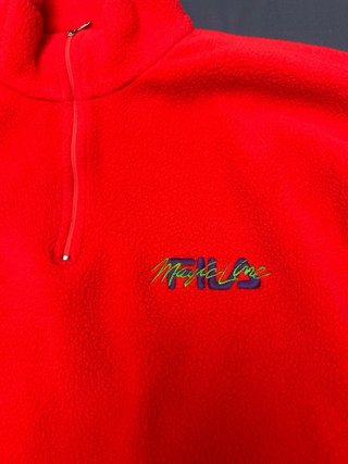 Fila Magic Line Fleece 1/4 Zip Roja Vintage