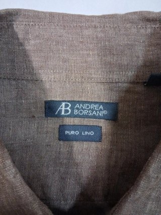 Camicia Uomo Puro lino Andrea borsani