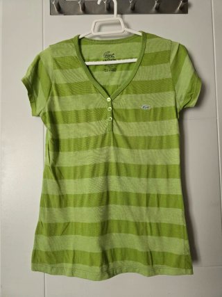 Camiseta Lacoste Rayas Verde