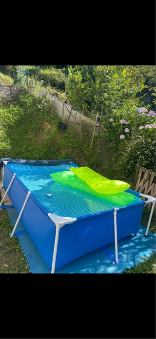 Piscina desmontable Intex azul