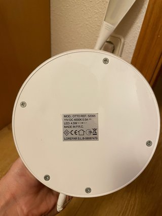 Lámpara Escritorio Blanca LED Flexible