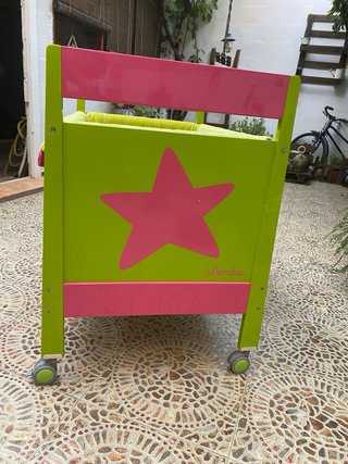 Mini cuna de madera Olmitos Alondra