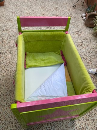Mini cuna de madera Olmitos Alondra