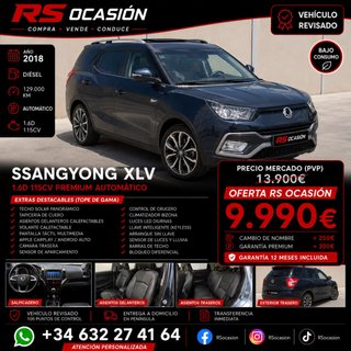 SSANGYONG XLV 2018 TOPE DE GAMA 160.000KM