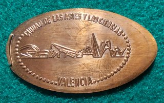 MONEDAS ELONGADAS DE VALENCIA V-040