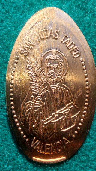 MONEDAS ELONGADAS DE VALENCIA V-040
