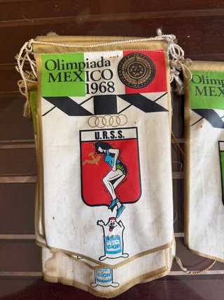Bandera Olimpiada México 1968