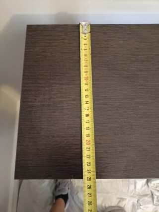 Mueble Zapatero Marrón y Blanco