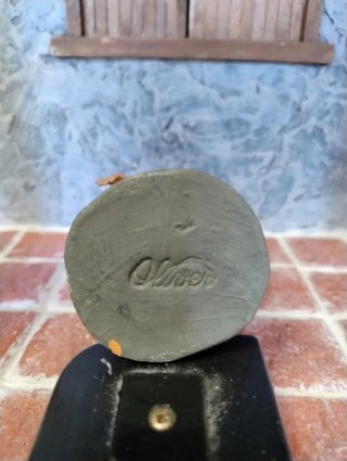 Caganet de barro Oliver 14cm para Belén