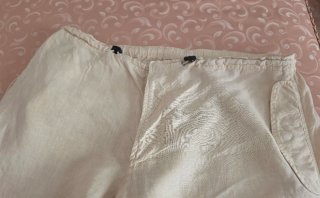 Pantaloni Etro Lino Beige