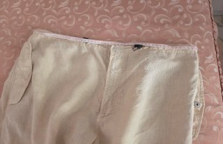 Pantaloni Etro Lino Beige