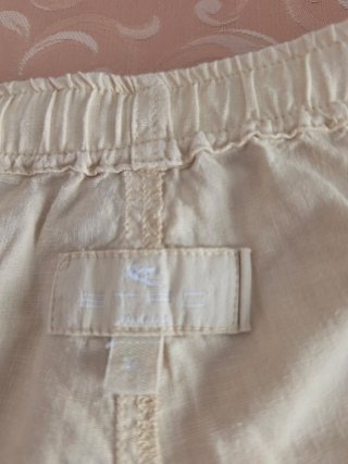 Pantaloni Etro Lino Beige