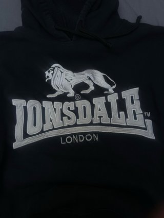 Sudadera Lonsdale London Negra Talla M