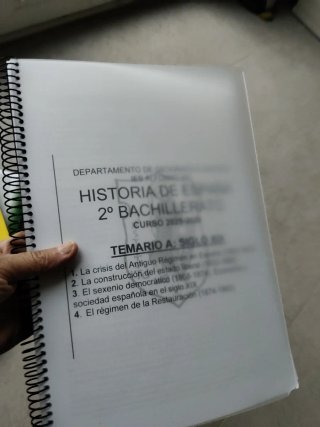 Historia España, 2° bachillerato IES Alfonso VIII