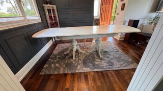 Mesa de comedor extensible lacada