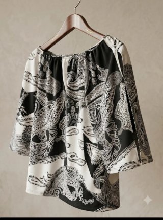 Blusa Verano Estampado Paisley T44