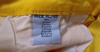 Pantalón Pirata Mujer Amarillo