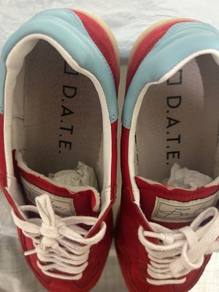 Zapatillas D.A.T.E. SY/NYL Rojas Talla 42