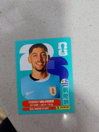 Cromo Fede Valverde Real Madrid FIFA 26