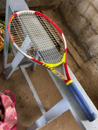 Raqueta de tenis infantil con funda