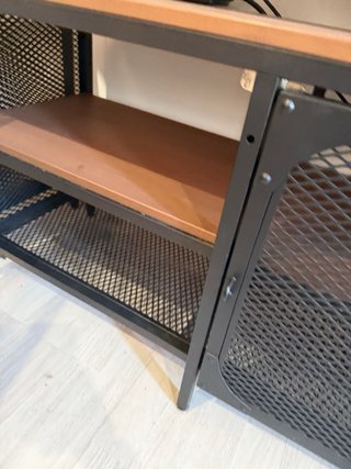 Mueble TV industrial metal y madera