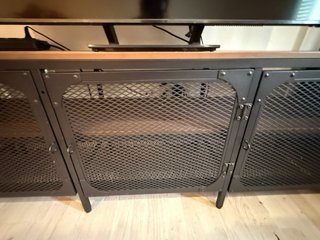 Mueble TV industrial metal y madera