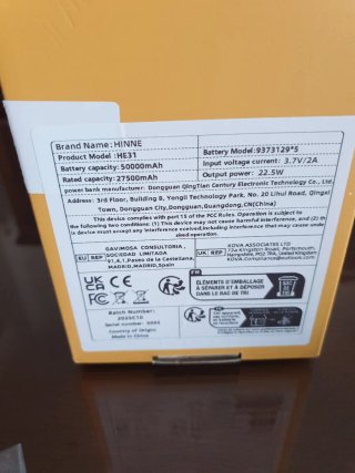Power Bank 50000 mAh