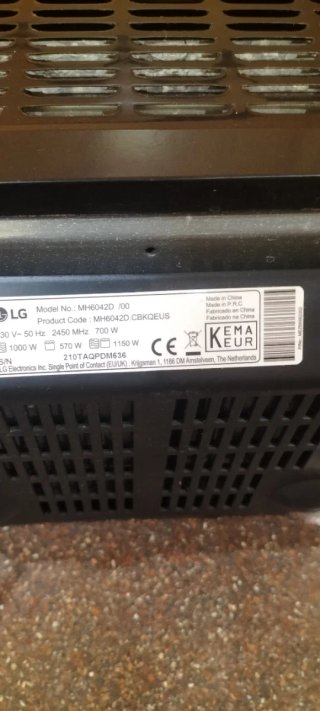 Microondas LG Negro