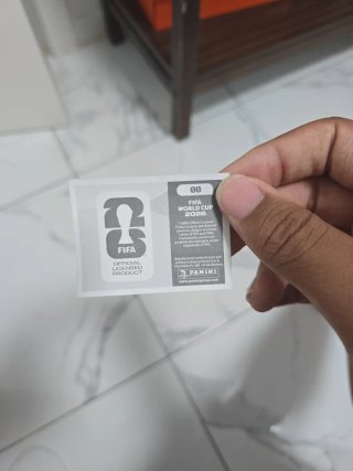 Tarjeta de fútbol Panini coleccionable