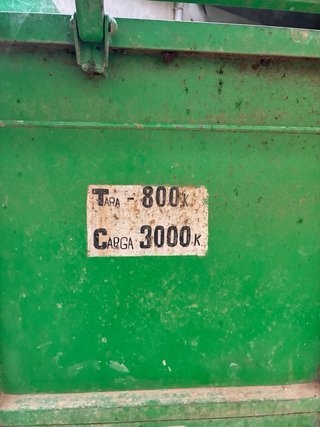 Remolque agrícola verde