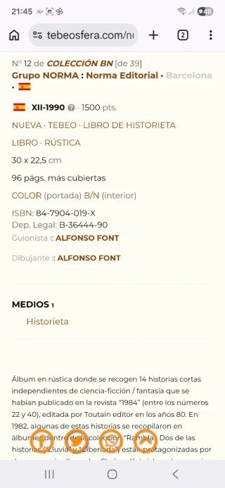 Cuentos de un futuro imperfecto Alfonso Font Norma