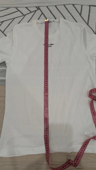 Camiseta Calvin Klein Jeans Blanca Hombre talla M