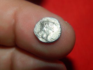Trihemiobol Griego de plata Mysia Kyzikos (480 AC)