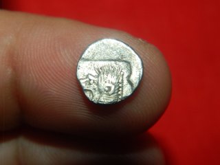 Trihemiobol Griego de plata Mysia Kyzikos (480 AC)