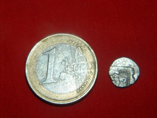 Trihemiobol Griego de plata Mysia Kyzikos (480 AC)