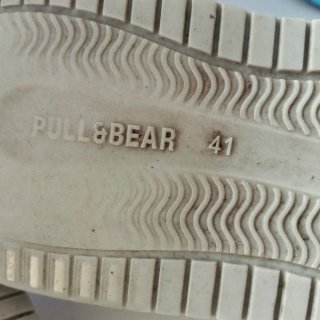 Zapatos Pull&Bear Talla 41 Gris/Blanco