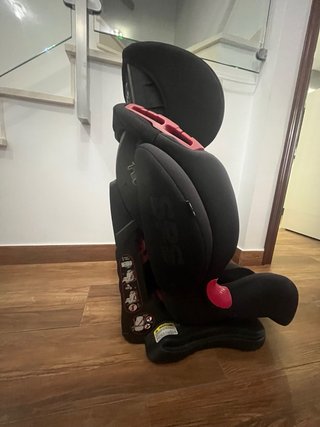 Silla coche SPS Thunder Negra/rojo