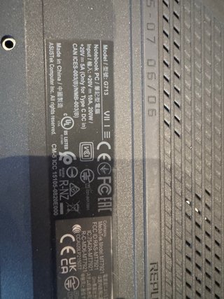 ASUS ROG Strix G17 Ryzen 7 RTX 3050 (Reparar)